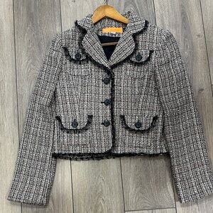 Cynthia Steffe Multicolor Tweed Jacket